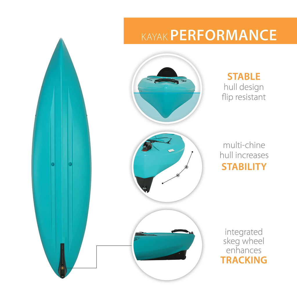 Teal Sit-Inside Kayak I3816