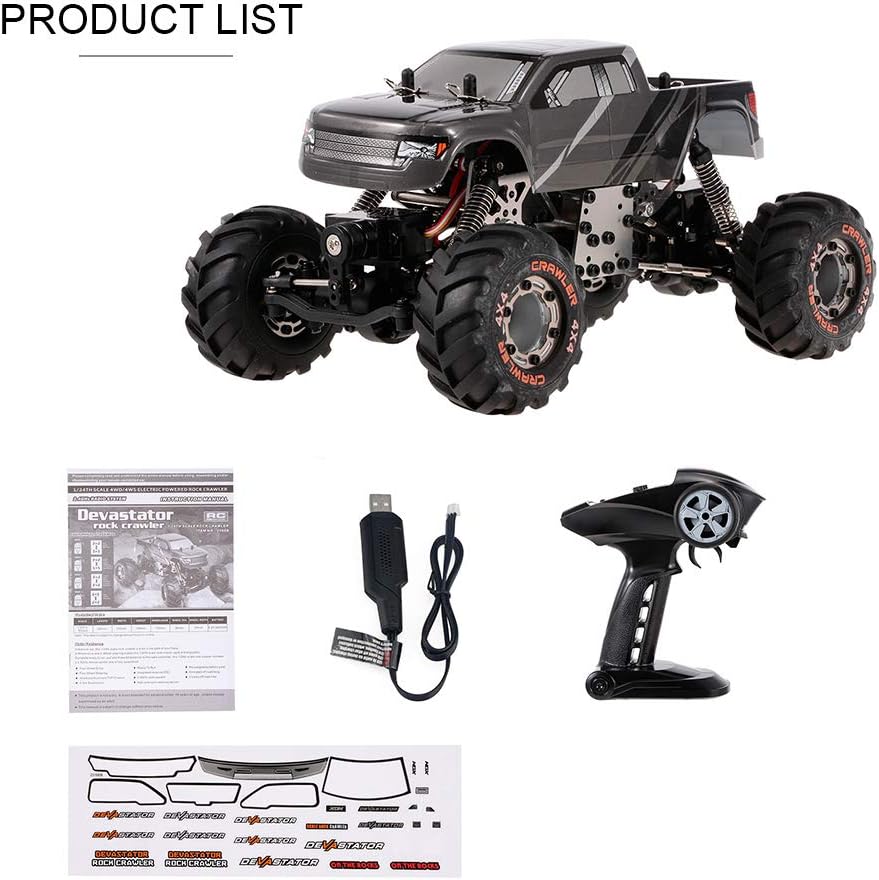 1/24 2.4GHz 4WD 4WS RC Rock Crawler R23861
