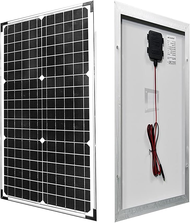 30W 12V Solar Panel with Mounting Bracket Pack of 2 R53290