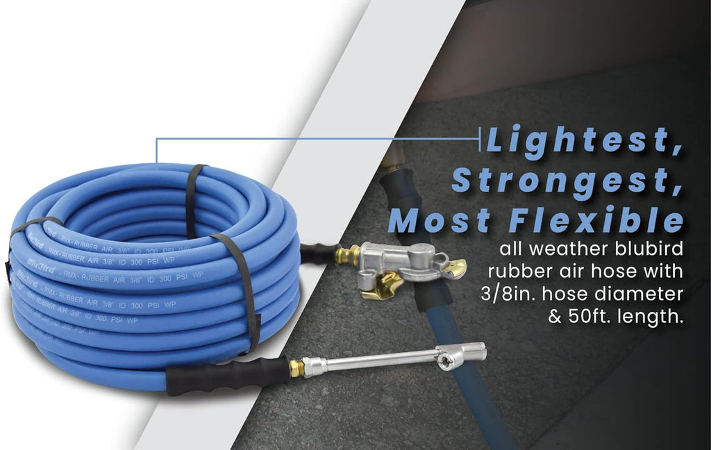 3/8" x 50' 300 PSI Polyester Braided Tire Inflator Kit, Pack of 2 B12671