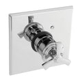 French Gold Thermostatic Trim Plate with Handle B13863
