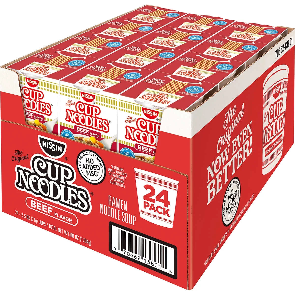Cup Noodles Beef Flavor Soup 24 pk 2.25 oz R9485