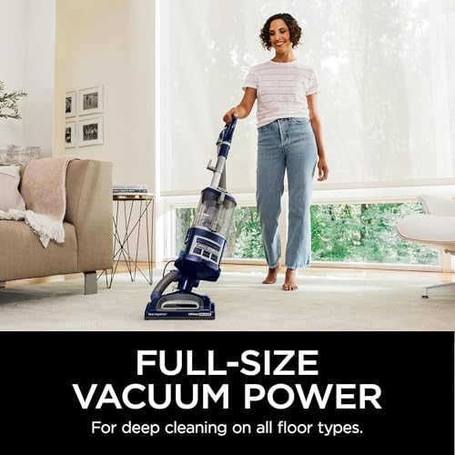 Blue Upright Vacuum with HEPA Filter X501