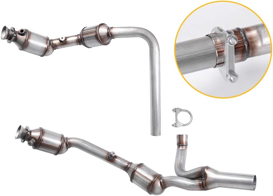 Catalytic Converter Compatible with 2007-2009 Jeep Wrangler JK 3.8L Direct-Fit Stainless Steel D1077