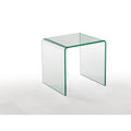 Clear Glass End Table V899606