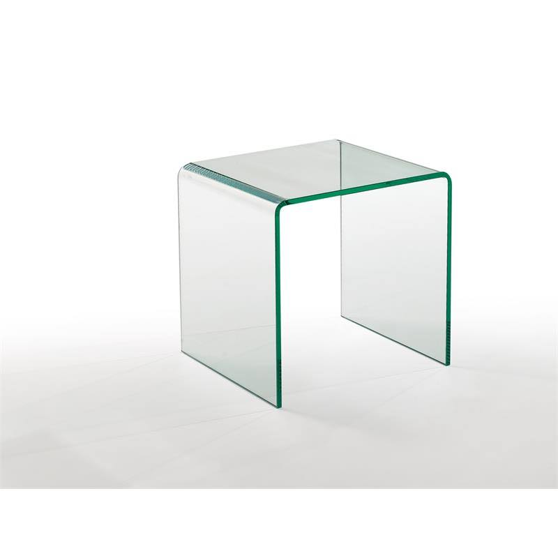 Clear Glass End Table V899606