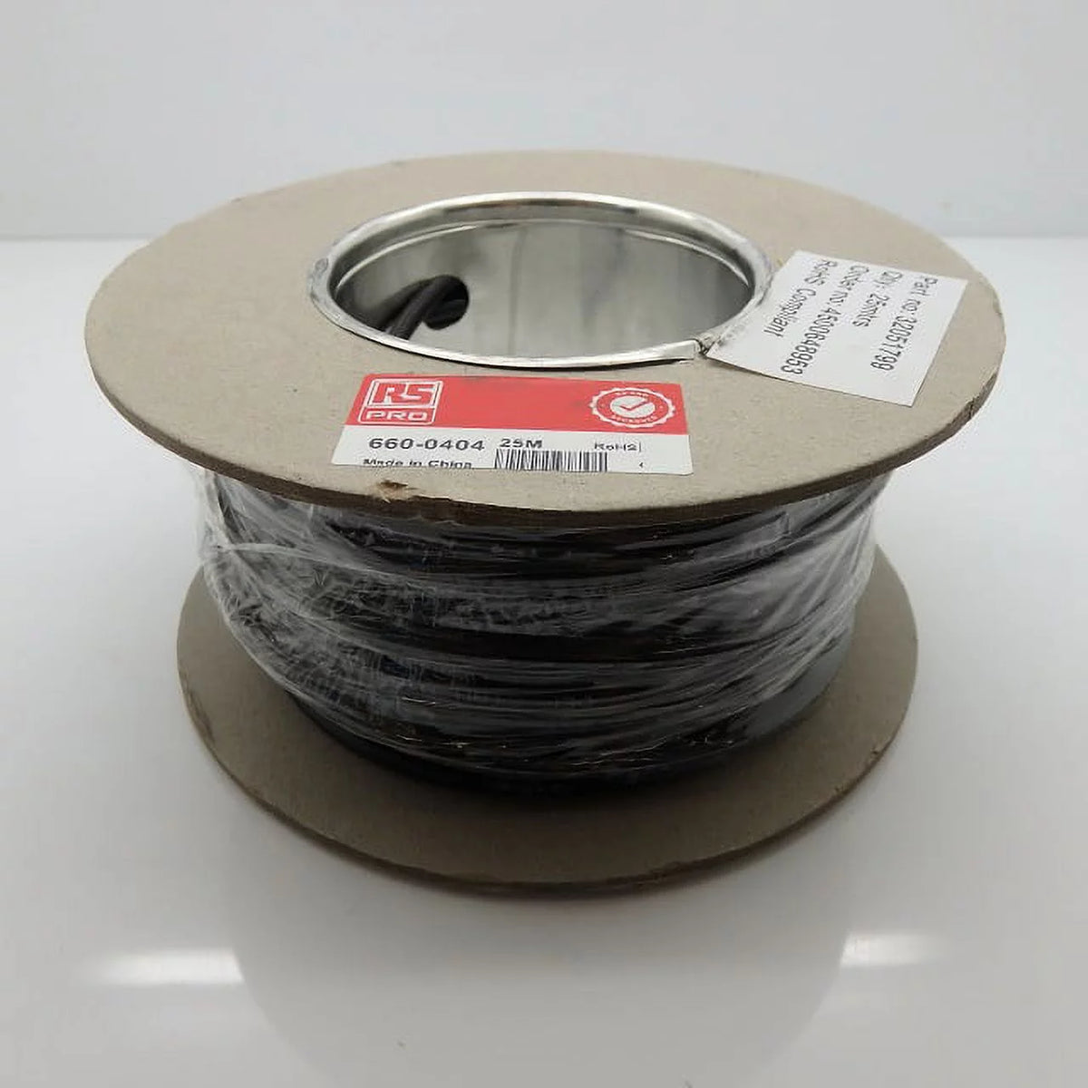 25m 9-Wires 30AWG Stranded Black PVC Cable K68907