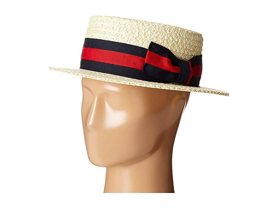 Straw Boater Hat Size M Y851