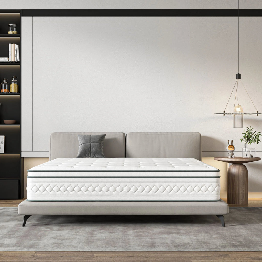 Queen 12 inch Cooling-Gel Memory Foam Innerspring Mattress U7974