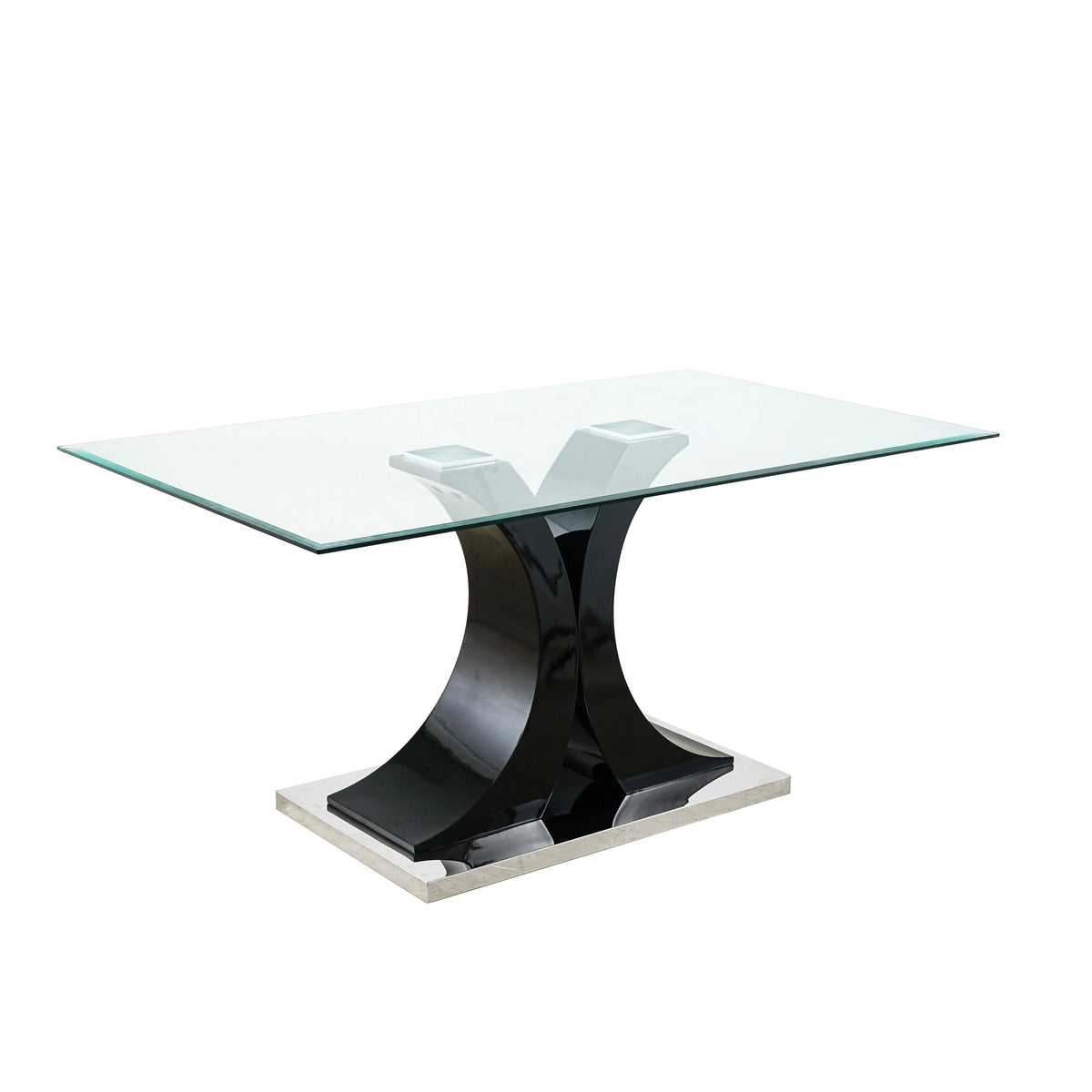 Glass Table Set of 1 J554