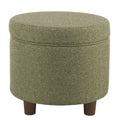 Round Storage Ottoman U162