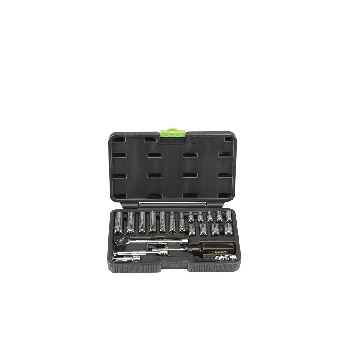 1/4 in. Drive Metric Socket Set, 21-Piece B15761