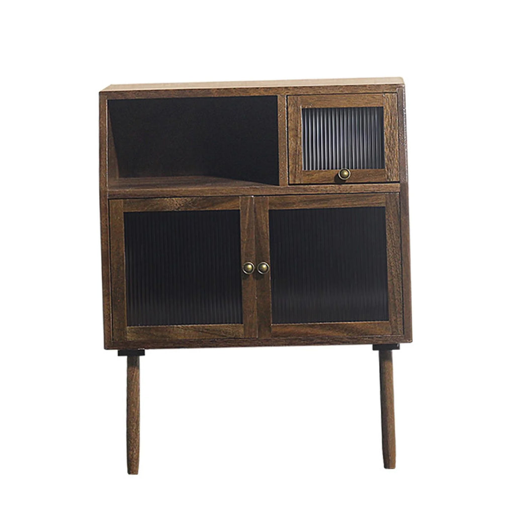1/6 1/12 Scale Dollhouse Walnut Cabinets Cupboard K376
