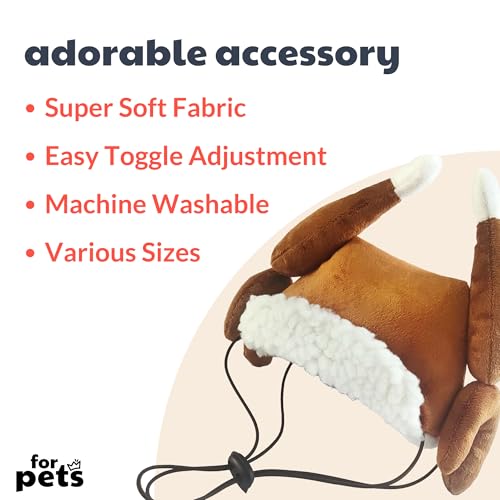 Antler Buffalo Check Pet Hat Z184765