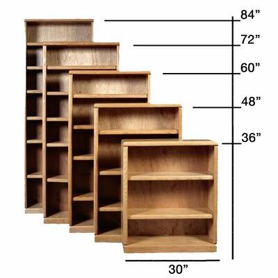 Golden Oak Bookcase E4667