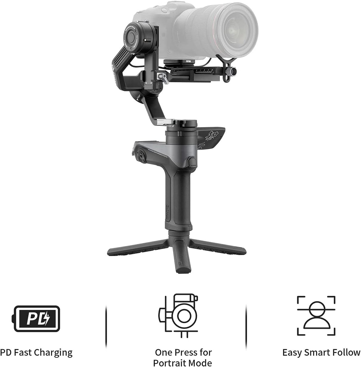 3-Axis Handheld Gimbal Stabilizer for Mirrorless Cameras C874