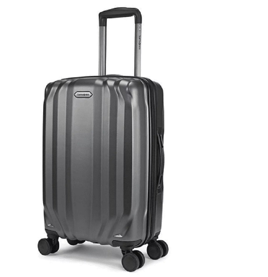 Hardside Spinner Luggage 2-Piece Set Dark Grey I181378