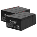 8 Pack 12V 8Ah SLA Replacement F777