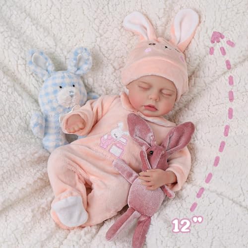 12 Inch Silicone Full Body Reborn Baby Dolls L49210