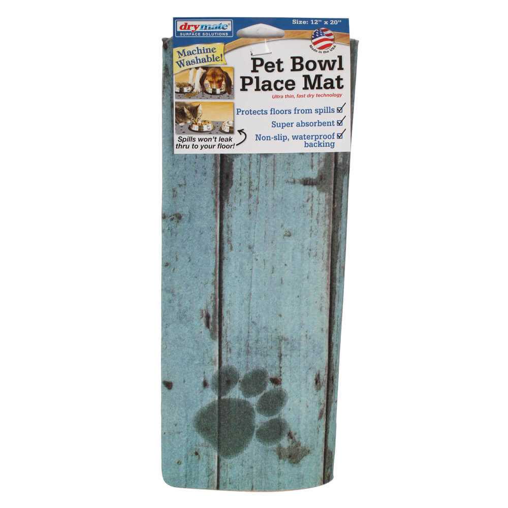 Pet Bowl Placemat Dog & Cat Food Feeding Mat K78693