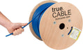 1000ft Gray 23AWG Solid Bare Copper Shielded Plenum Bulk Ethernet Cable C3170