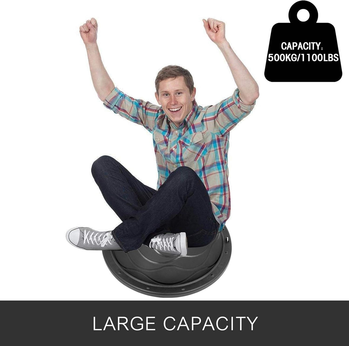 Black Balance Trainer with Pump D3643