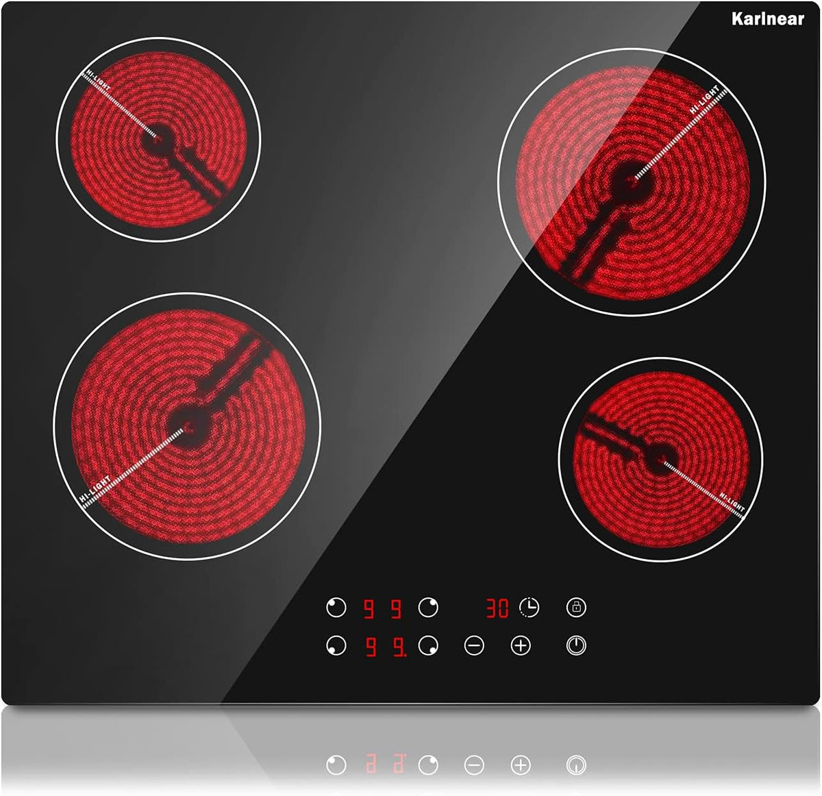 4 Burner Electric Radiant Cooktop P71193