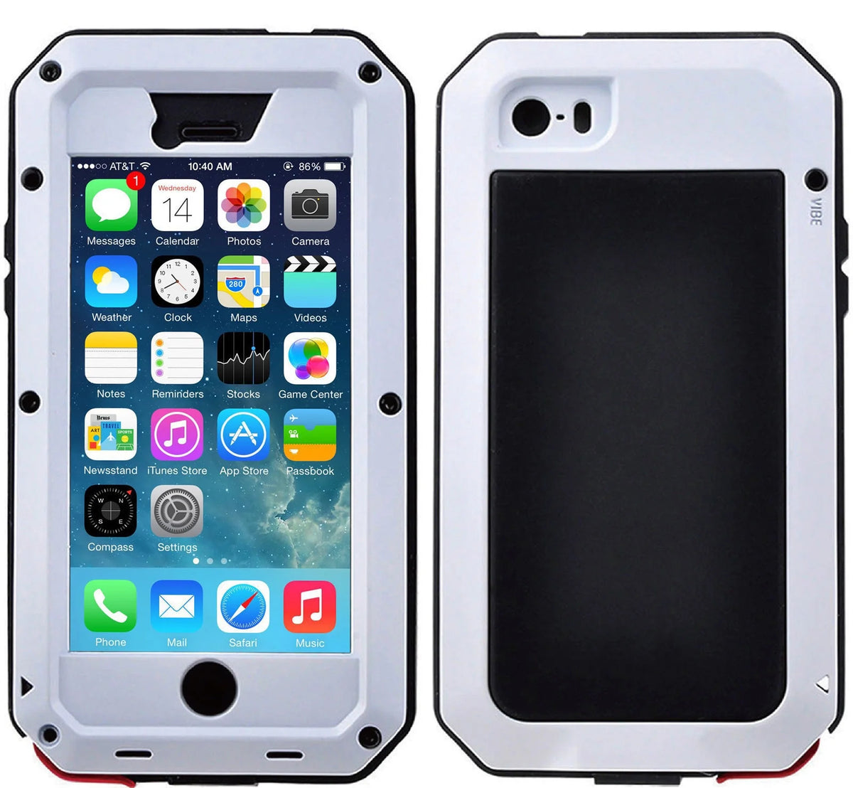 White Aluminum Metal iPhone 5s Case U689499
