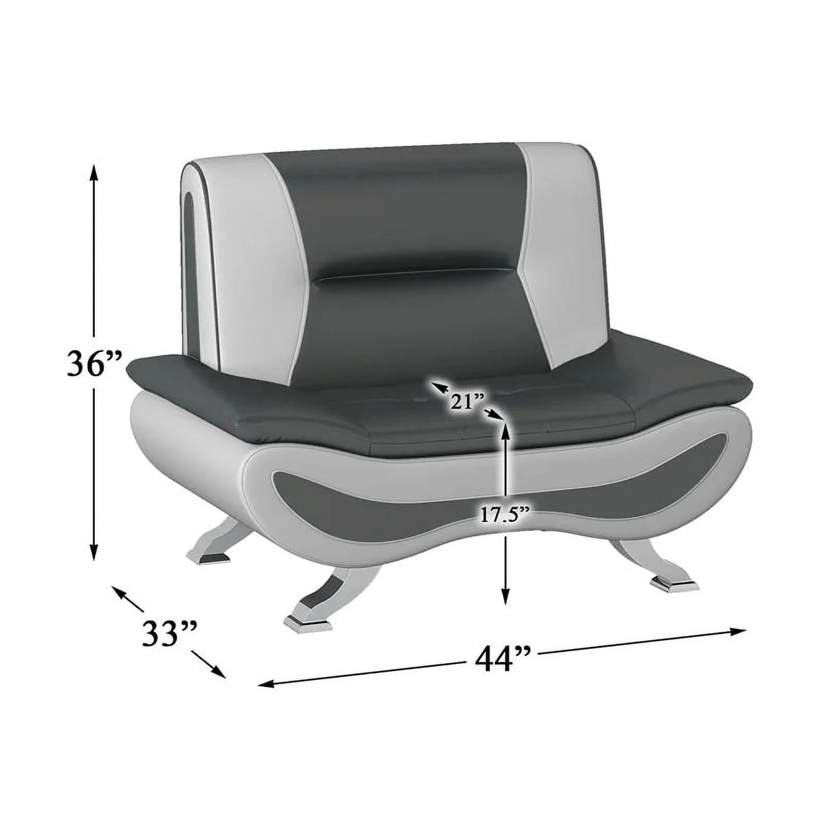Faux Leather Accent Chair C975