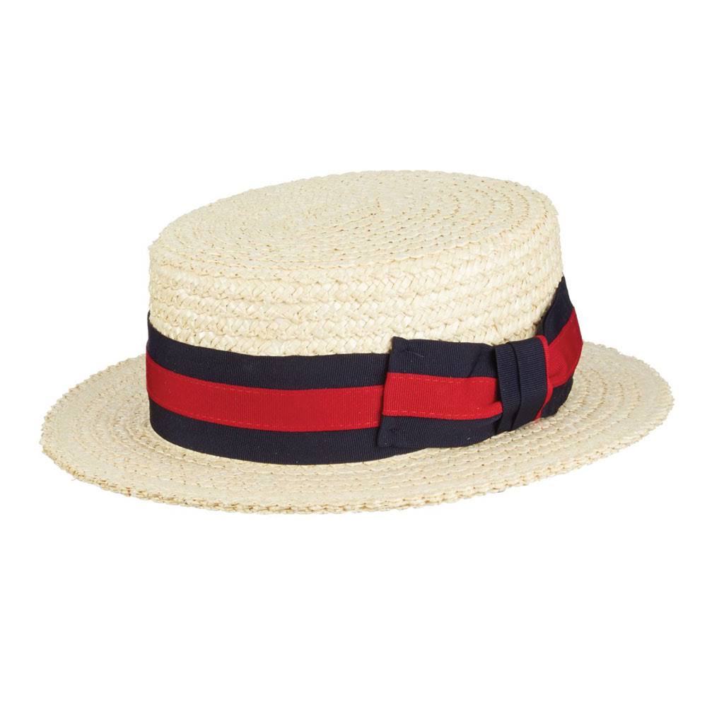 Straw Boater Hat Size M Y851