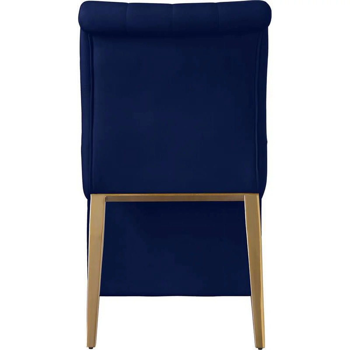 18" Contemporary Velvet Dining Chair Set of 2 U14055