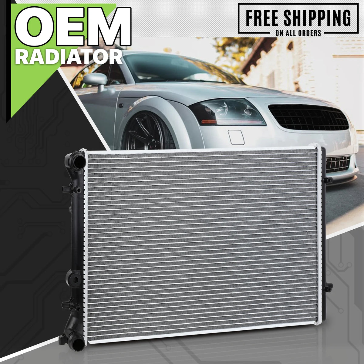Aluminum Radiator OE Replacement V294