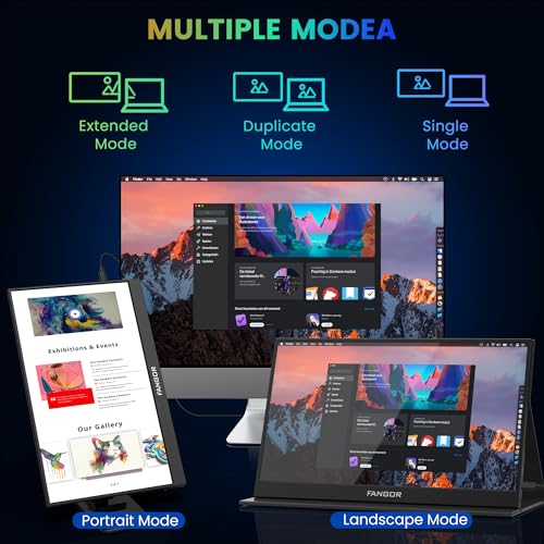 15.6" FHD 1080P HDR IPS Portable Monitor K461