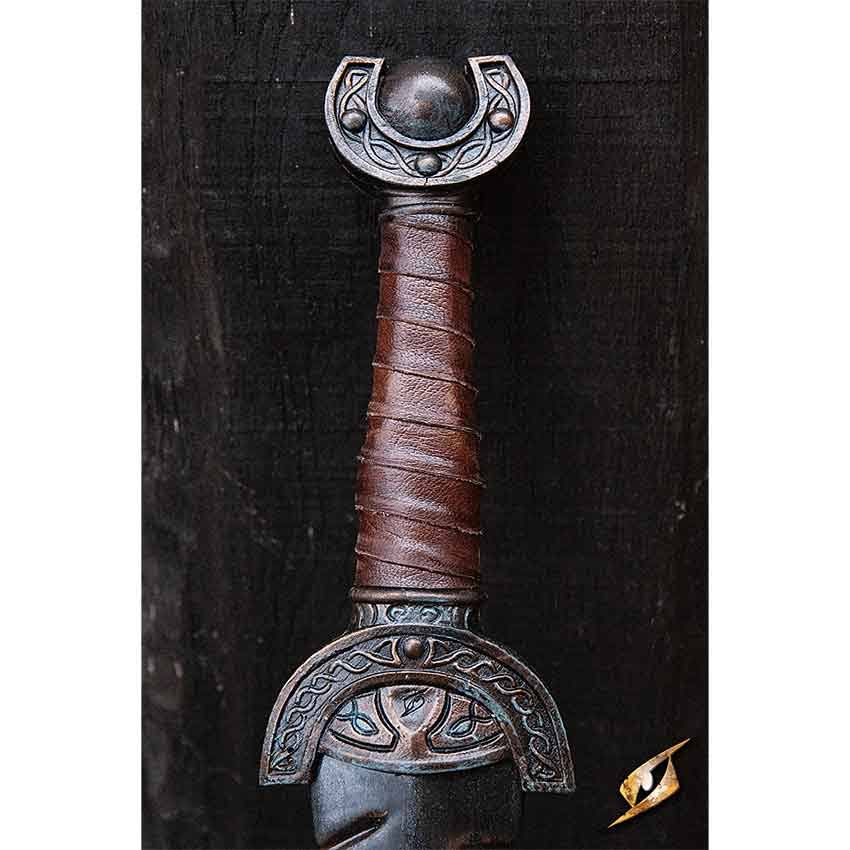 Celtic Leaf LARP Sword 100 cm Leather T2878