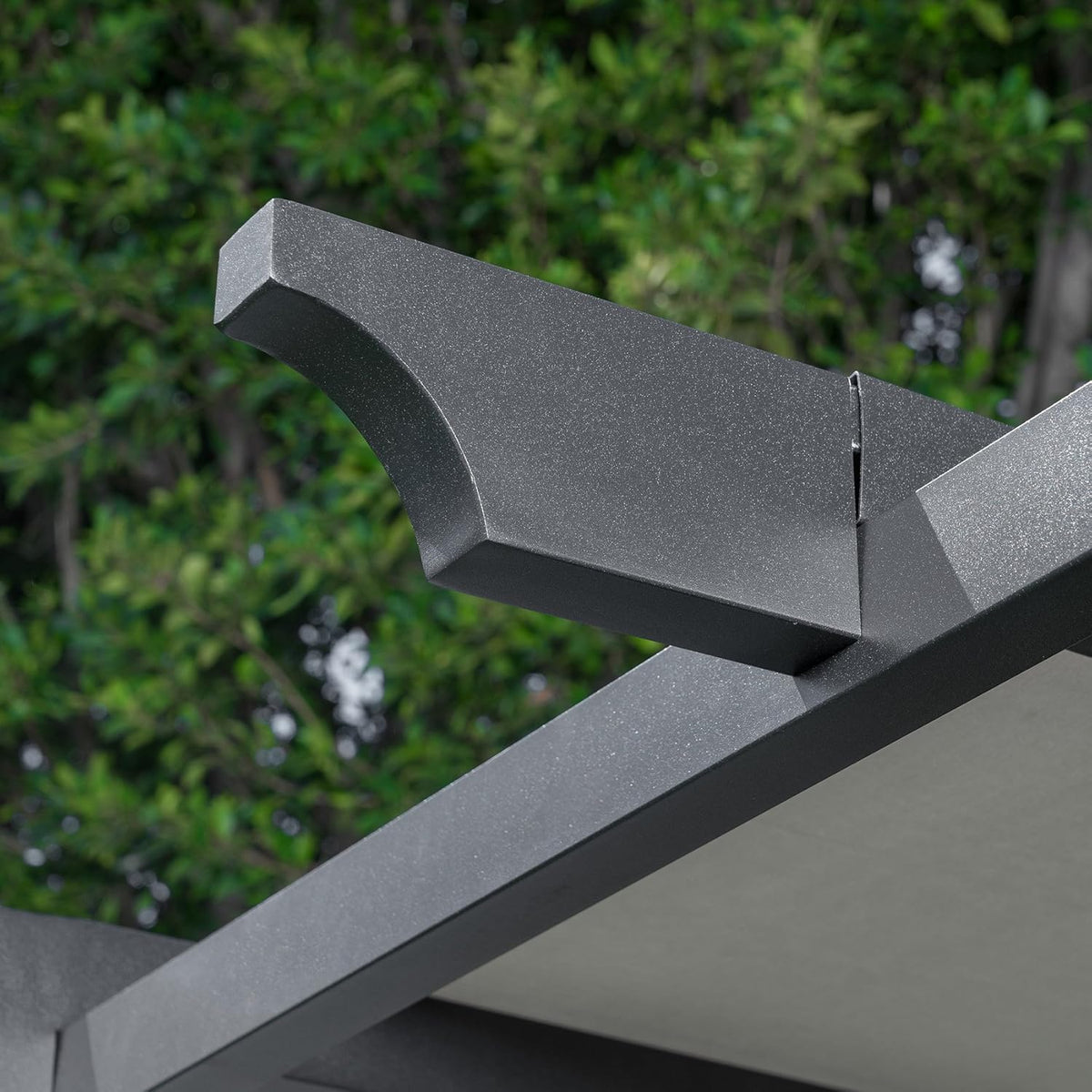 8 x 10 Ft. Metal Pergola with Adjustable Gray Canopy P835