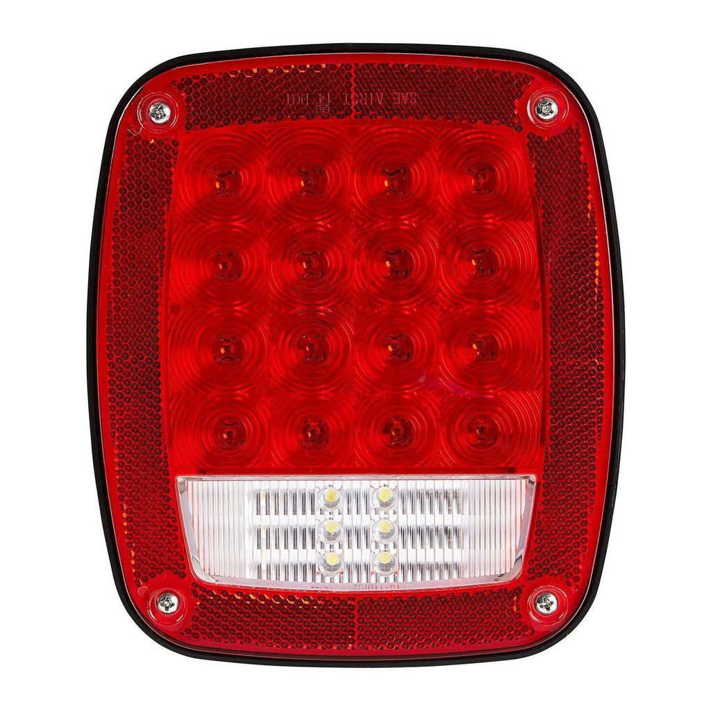LED Rectangular 6 Function Tail Signal Light D8161