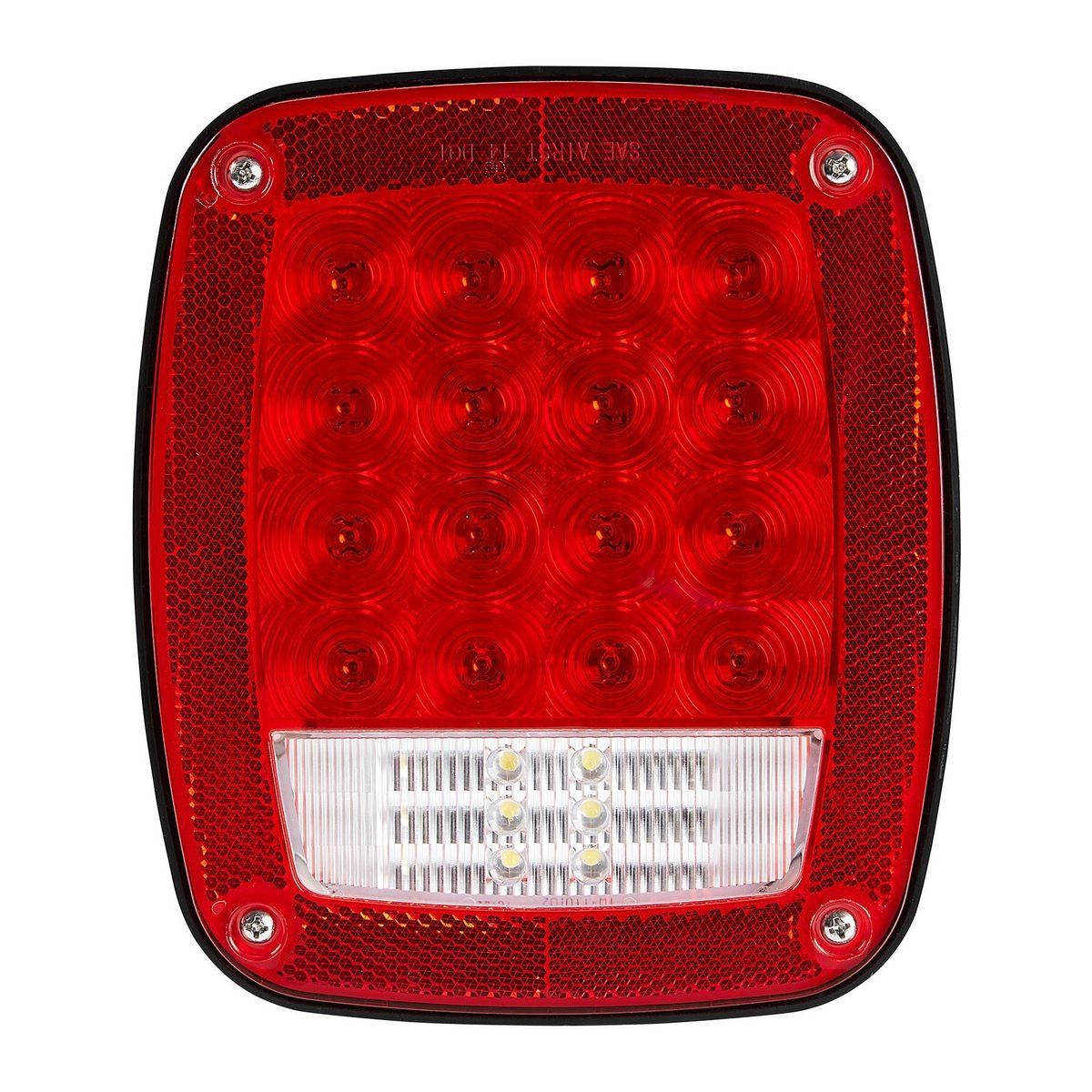 LED Rectangular 6 Function Tail Signal Light D8161