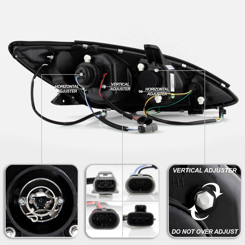 Black Projector Headlights V81986