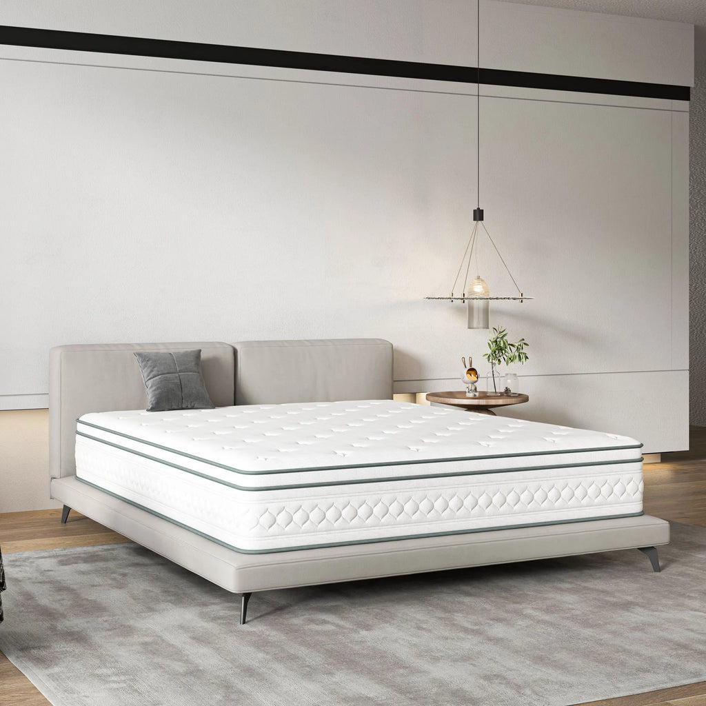 Queen 12 inch Cooling-Gel Memory Foam Innerspring Mattress U7974