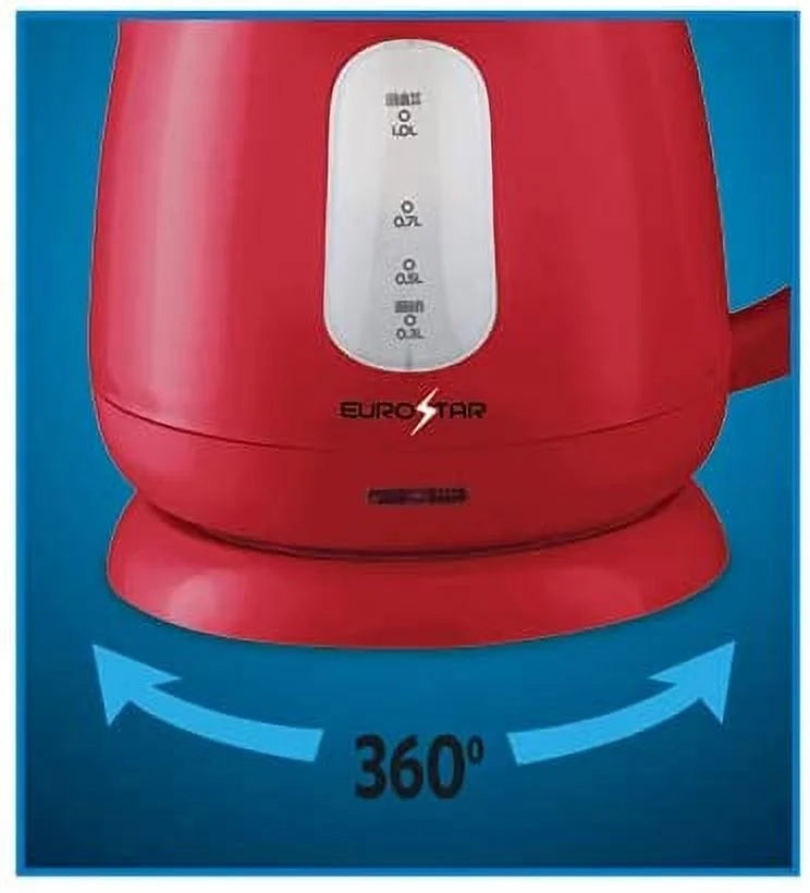 1.0L Plastic Electric Kettle B9390