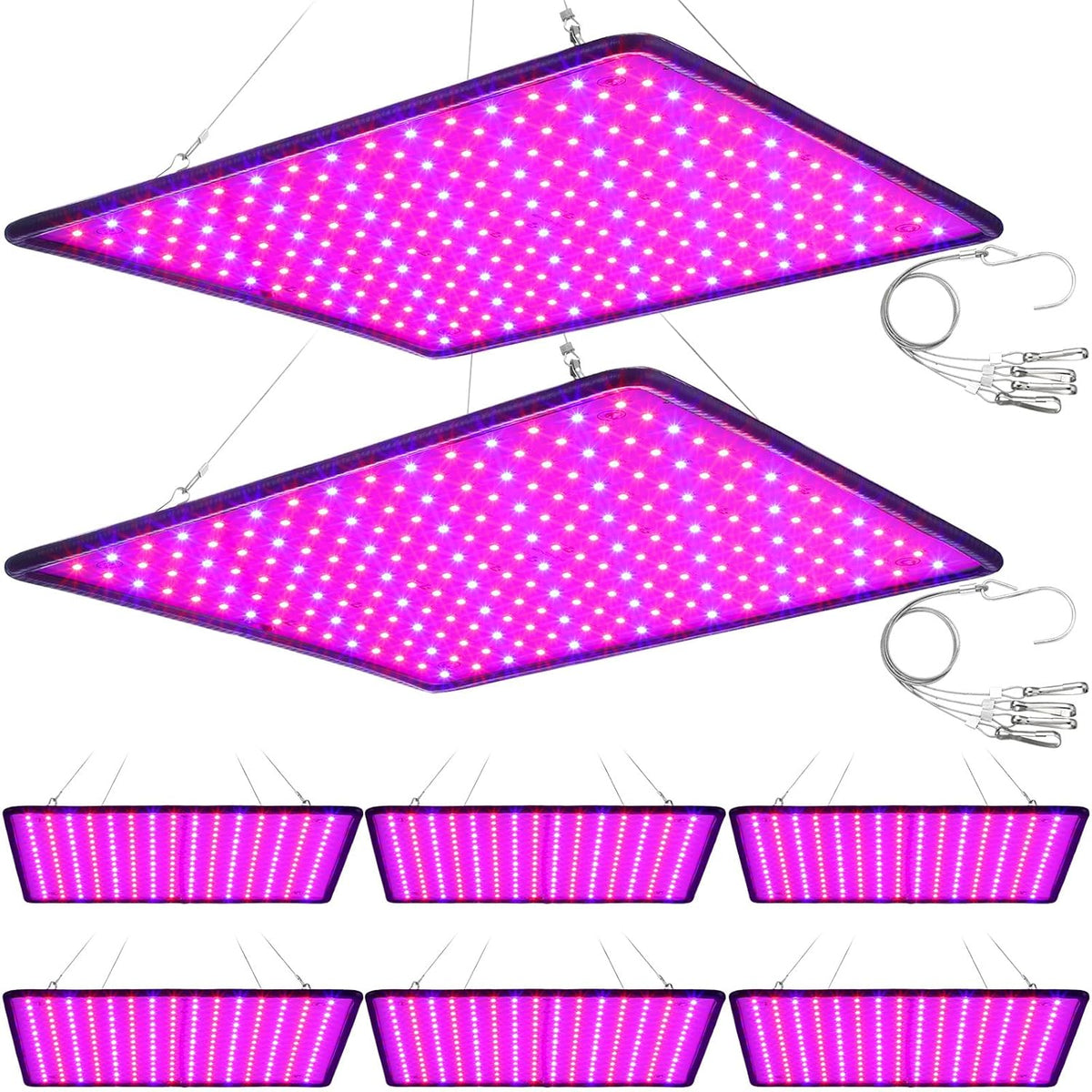 8 Pcs LED Grow Lights Full Spectrum B561276