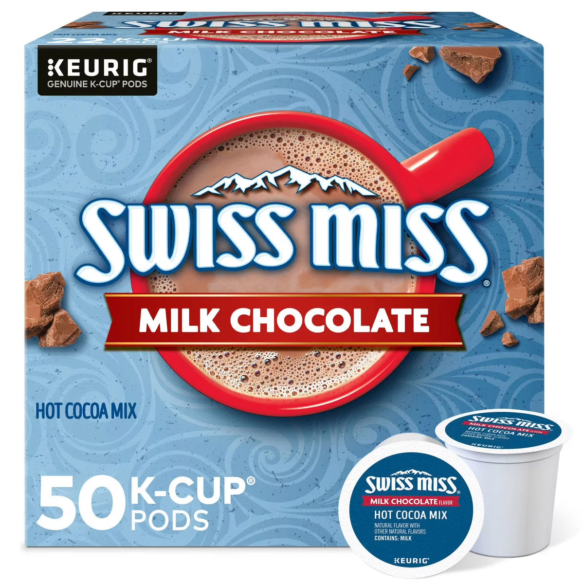 Milk Chocolate Cocoa K-Cup Pods, 0.65 Ounce (50 Count) P560