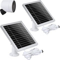 Silver 2PACK Solar Panel for Outdoor Security Camera K903