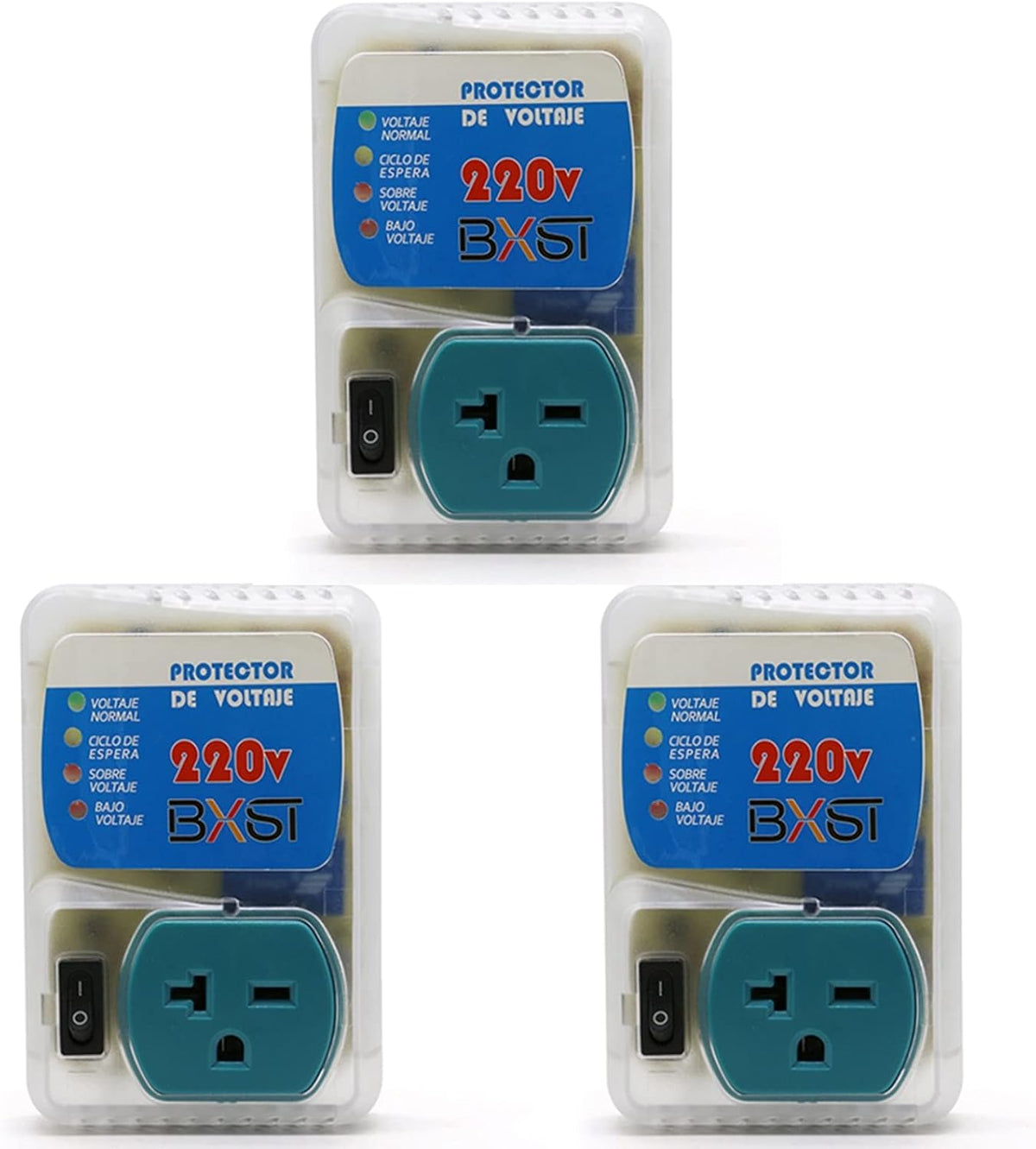 220V 20A 4400W 2 Pack Surge Protector with Indicator Lights I1313