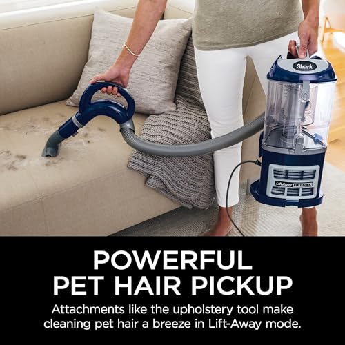 Blue Upright Vacuum with HEPA Filter X501