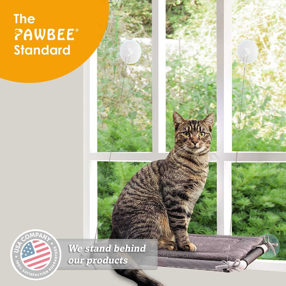 Cat Window Perch Hammock with Suction Cups P32646