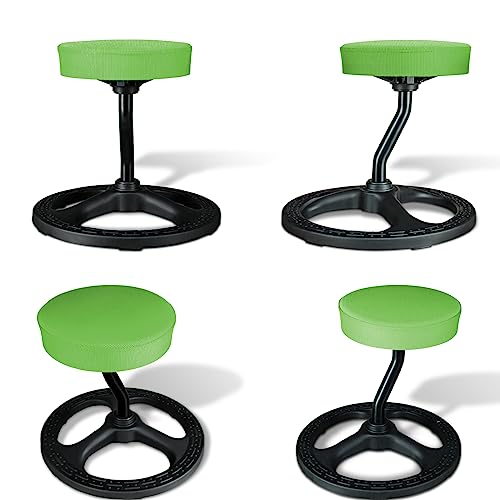 Pink Non-Slip Balance Stool with Washable Seat Cover J9841