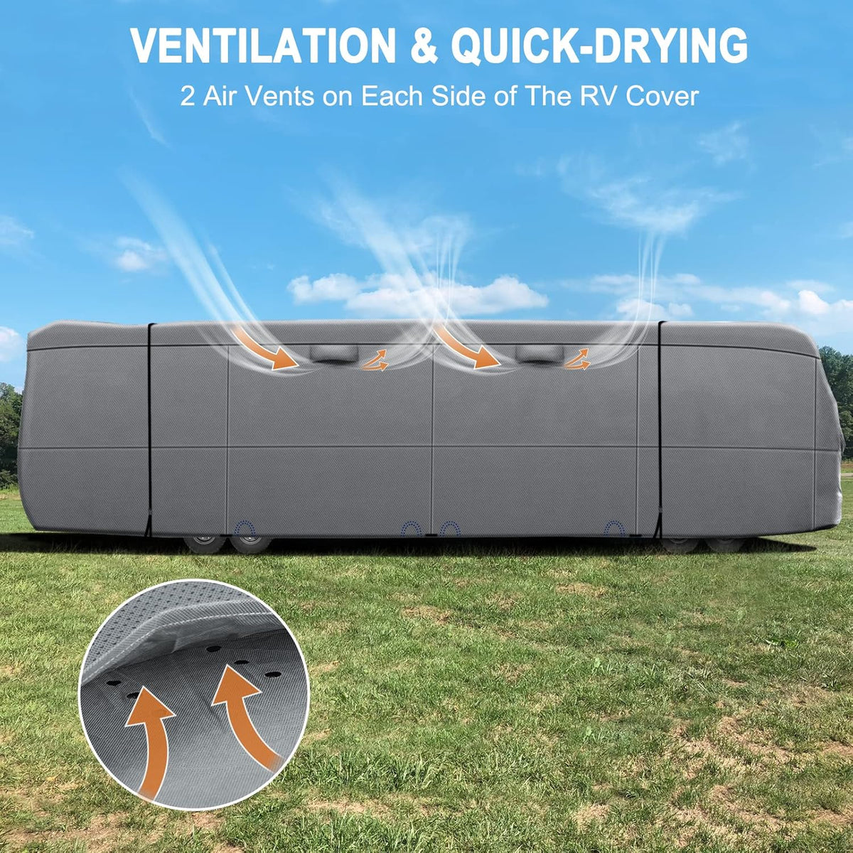 Heavy Duty RV Cover for 31'-34' Motorhome I9380
