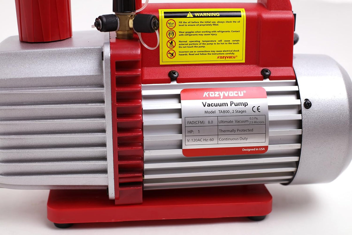 8CFM Two-Stage Rotary Vane Vacuum Pump U9962