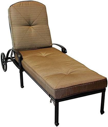 Cast Aluminum Reclining Chaise Lounge A2880